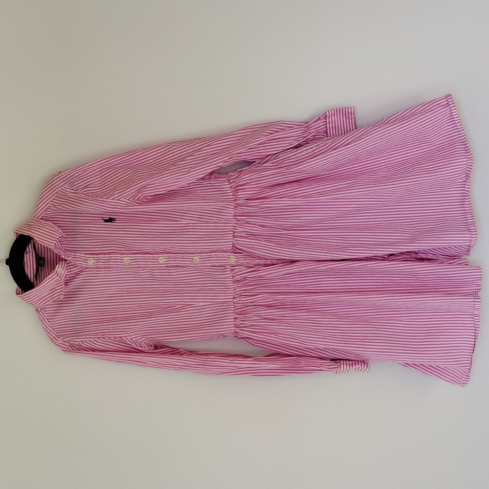Polo Ralph Lauren Red Stripped Dress. Size 10